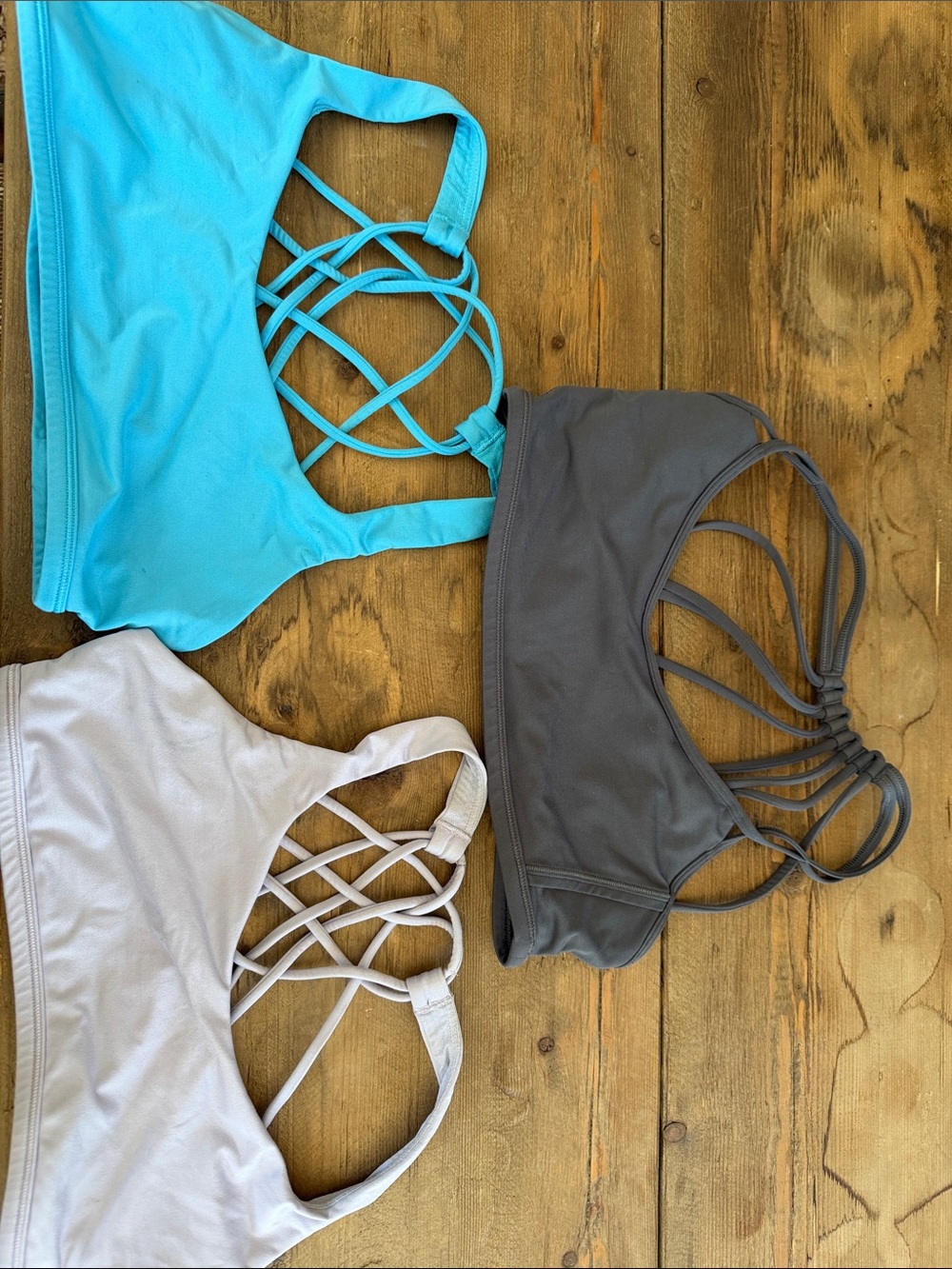 lululemon Strappy workout Tops - lavender , Charcoal, Teal SIZE 6 - Picture 7 of 7